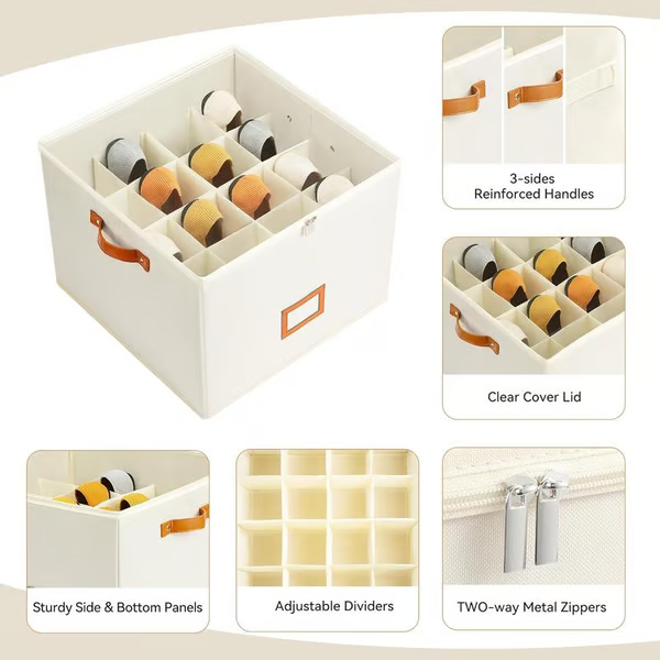 💜Kauf eins, bekomm das zweite gratis💜Schuh-Organizer aus Stoff, Aufbewahrungsbox