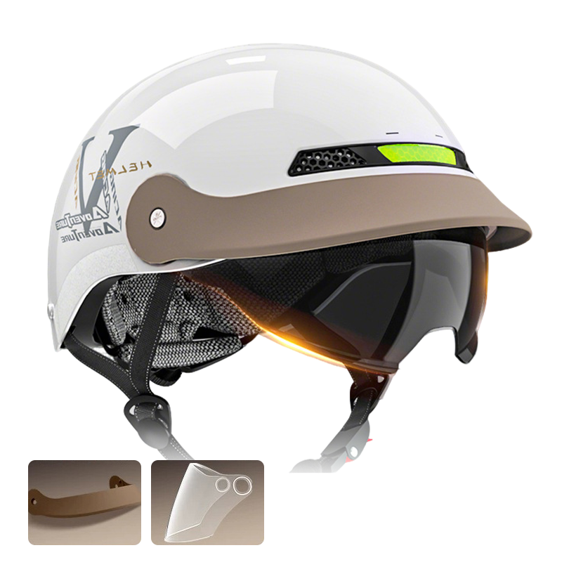 🔥🛡️Seiko-Zertifizierung Atmungsaktiver, leichter und stoßfester Motorradhelm