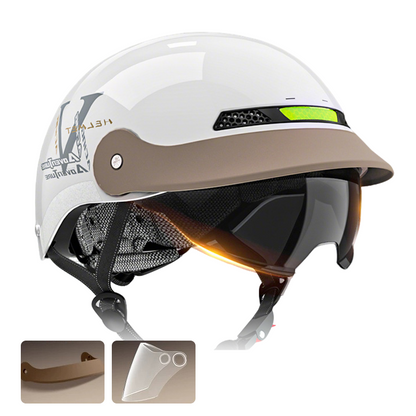 🔥🛡️Seiko-Zertifizierung Atmungsaktiver, leichter und stoßfester Motorradhelm