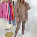 ✨Herbstverkauf 2025 – 50 % Rabatt💖💃Stilvolles Hoodie- und Hosenset für Damen