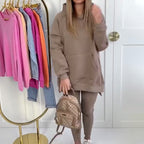 ✨Herbstverkauf 2025 – 50 % Rabatt💖💃Stilvolles Hoodie- und Hosenset für Damen