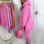 ✨Herbstverkauf 2025 – 50 % Rabatt💖💃Stilvolles Hoodie- und Hosenset für Damen