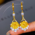 LETZTER TAG AKTION - 50% RABATT💗Elegante Mesh-Ohrringe mit Rosenmotiv