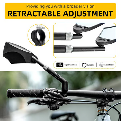 🔥50 % RABATT – 360° verstellbarer Fahrradrückspiegel, 💪 für Lenker – ⏳ Der Verkauf endet, wenn der Vorrat aufgebraucht ist.