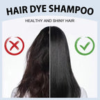 Sofortige Haarfärbeshampoo mit Kräuterextrakten für Männer & Frauen
