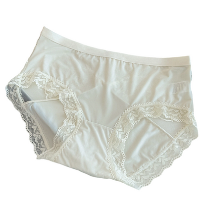 📢📢KAUF 1 ERHALTE 1 GRATIS⏰⏰ Weiche Spitzen-Slips für Damen mit mittlerer Leibhöhe