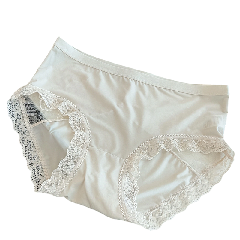 📢📢KAUF 1 ERHALTE 1 GRATIS⏰⏰ Weiche Spitzen-Slips für Damen mit mittlerer Leibhöhe