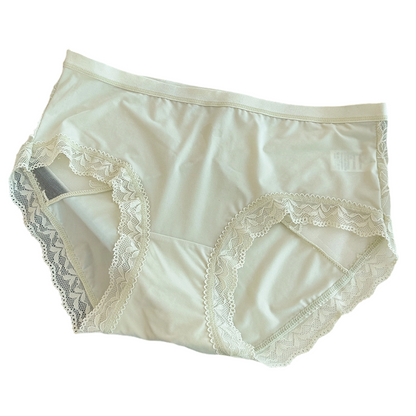 📢📢KAUF 1 ERHALTE 1 GRATIS⏰⏰ Weiche Spitzen-Slips für Damen mit mittlerer Leibhöhe