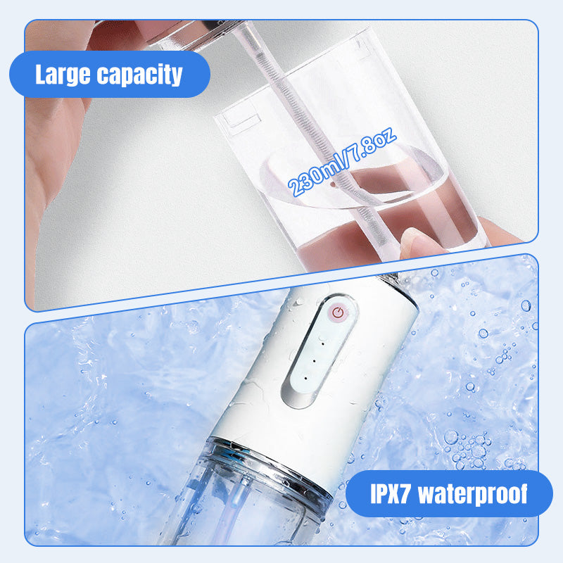 ⏳ Zeitlich begrenztes Sonderangebot! ⏰ Tragbare Munddusche – Wasserflosser! 💧🦷✨