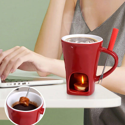 🎄Weihnachtsverkauf 50% RABATT🍫 Handgemachte Schokoladen-Schmelzbecher🎁 Das gemütliche Fondue-Erlebnis