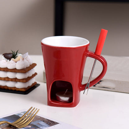 🎄Weihnachtsverkauf 50% RABATT🍫 Handgemachte Schokoladen-Schmelzbecher🎁 Das gemütliche Fondue-Erlebnis