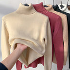 🥰Verdicktes Fleece-Strick-Unterhemd für Herbst und Winter, warme und bequeme Innenbekleidung