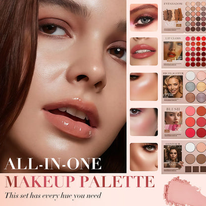 5-Schicht-Makeup-Palette im Buchstil mit 67 Profi-Farbtönen
