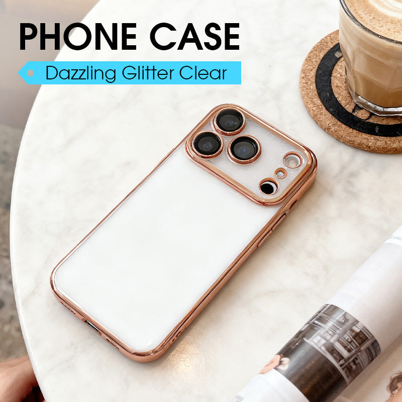 🔥Solange der Vorrat reicht 40 % Rabatt!🎉Glitzernde, transparente Hülle für iPhone