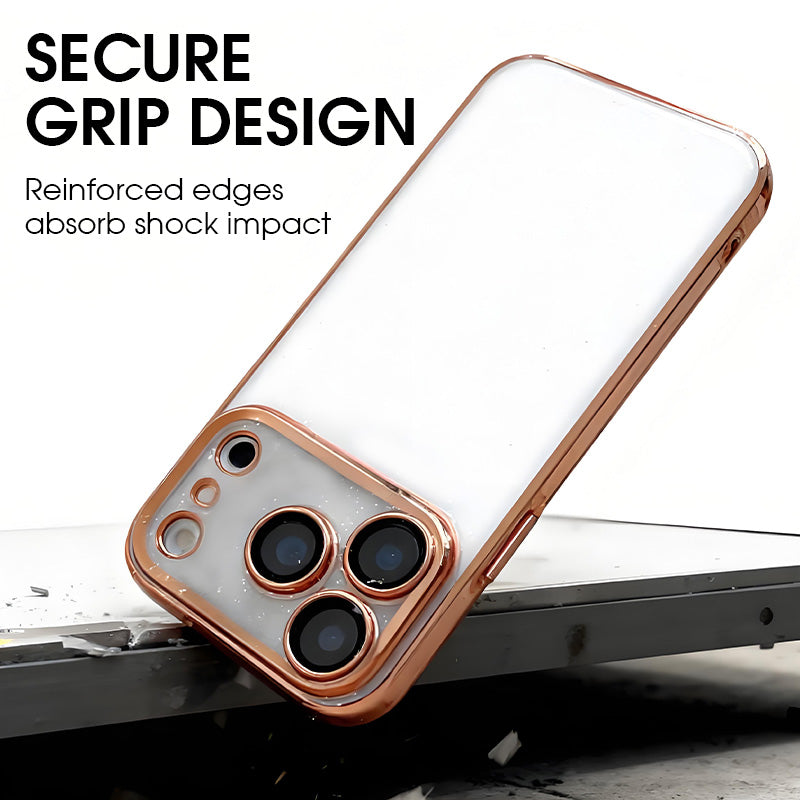 🔥Solange der Vorrat reicht 40 % Rabatt!🎉Glitzernde, transparente Hülle für iPhone