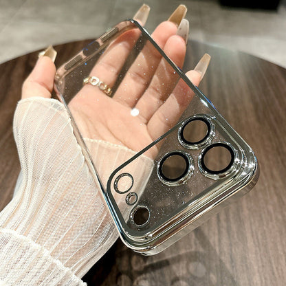 🔥Solange der Vorrat reicht 40 % Rabatt!🎉Glitzernde, transparente Hülle für iPhone