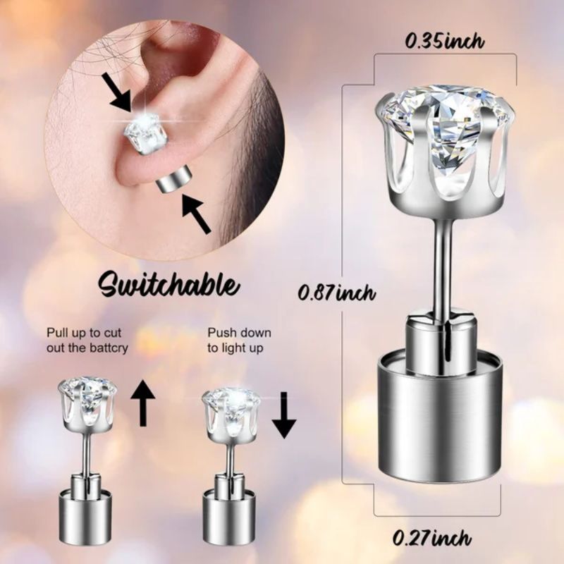 ✨ LETZTER TAG VERKAUF 50% RABATT ✨Stylische LED-leuchtende Kronenohrringe