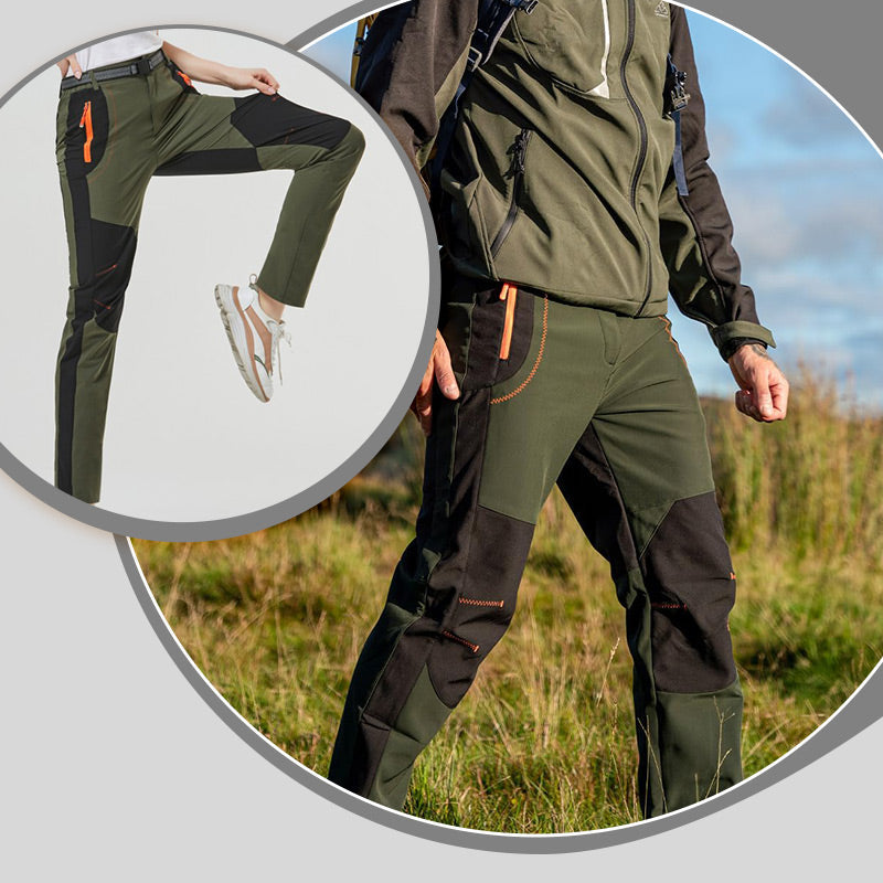 👖Winddichte, wasserdichte, warme Wanderhose mit elastischem Bund
