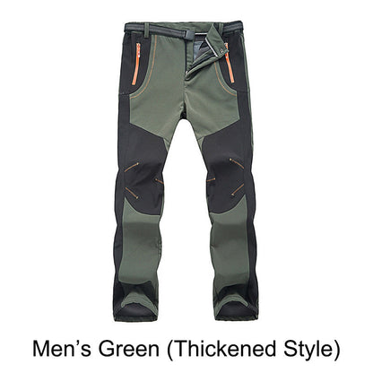 👖Winddichte, wasserdichte, warme Wanderhose mit elastischem Bund