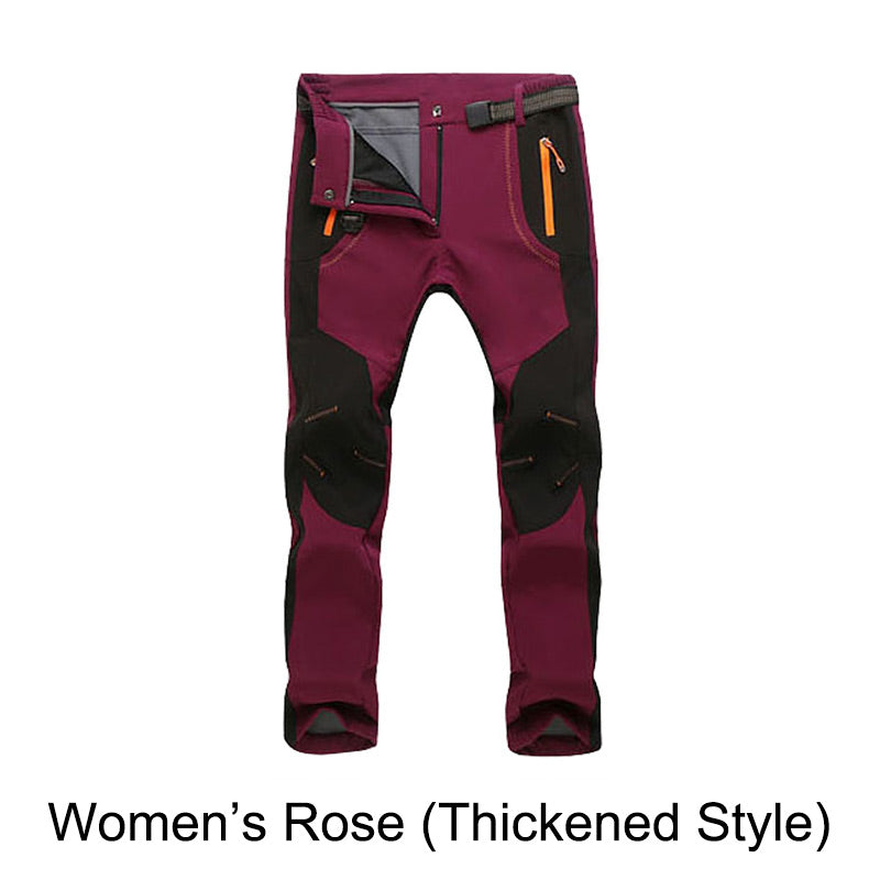 👖Winddichte, wasserdichte, warme Wanderhose mit elastischem Bund