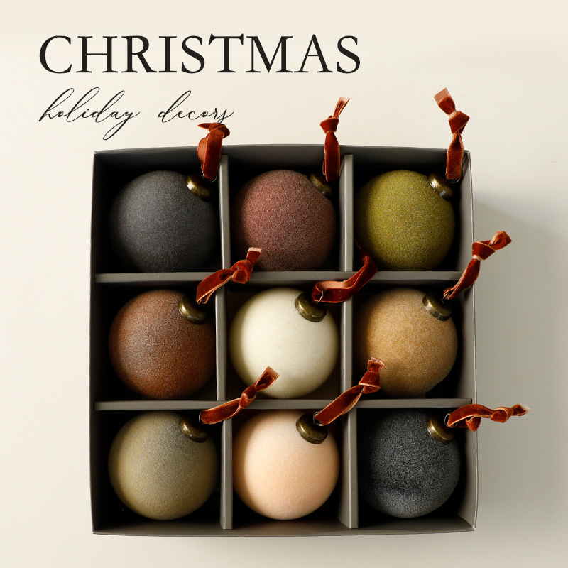 🎄 Weihnachtsbaum Kugeln Set – Glänzende Dekoration für Ihre Festtage