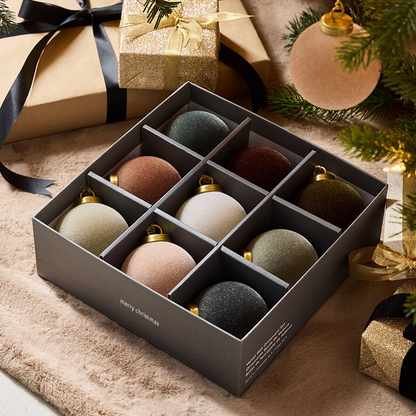 🎄 Weihnachtsbaum Kugeln Set – Glänzende Dekoration für Ihre Festtage