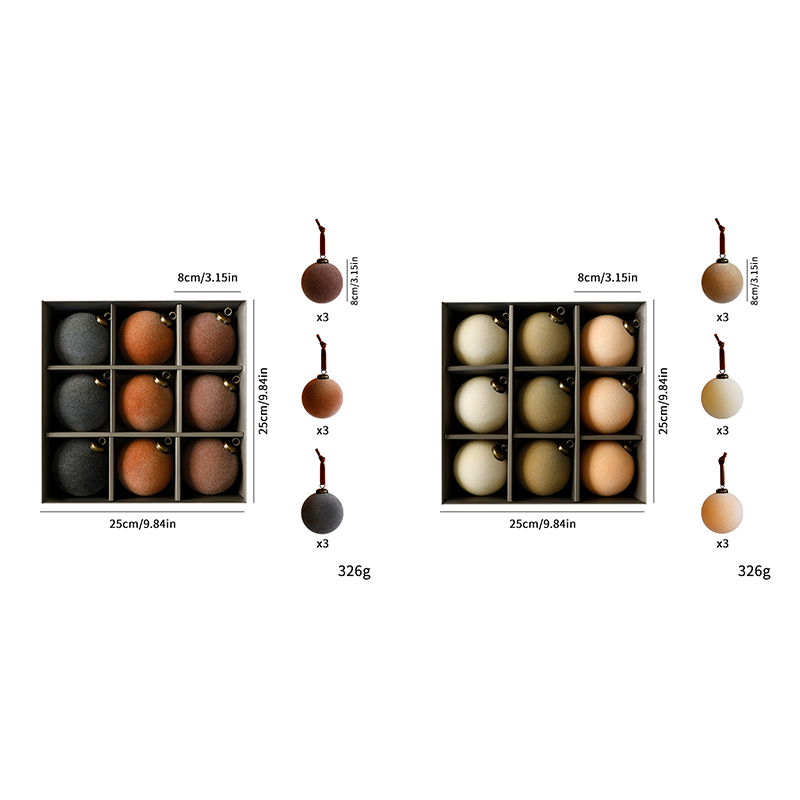 🎄 Weihnachtsbaum Kugeln Set – Glänzende Dekoration für Ihre Festtage