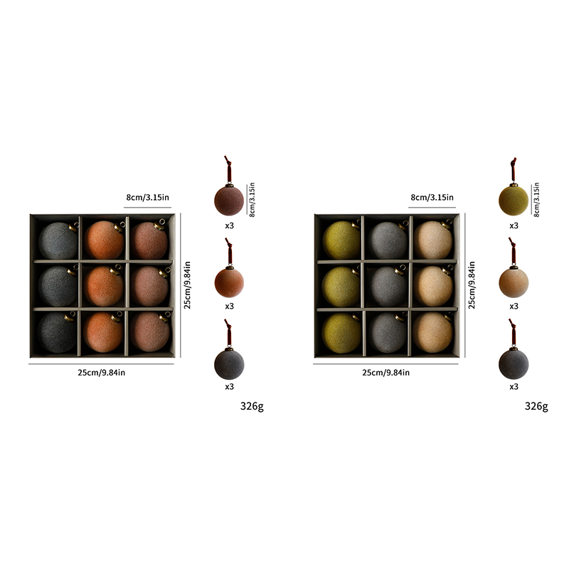 🎄 Weihnachtsbaum Kugeln Set – Glänzende Dekoration für Ihre Festtage