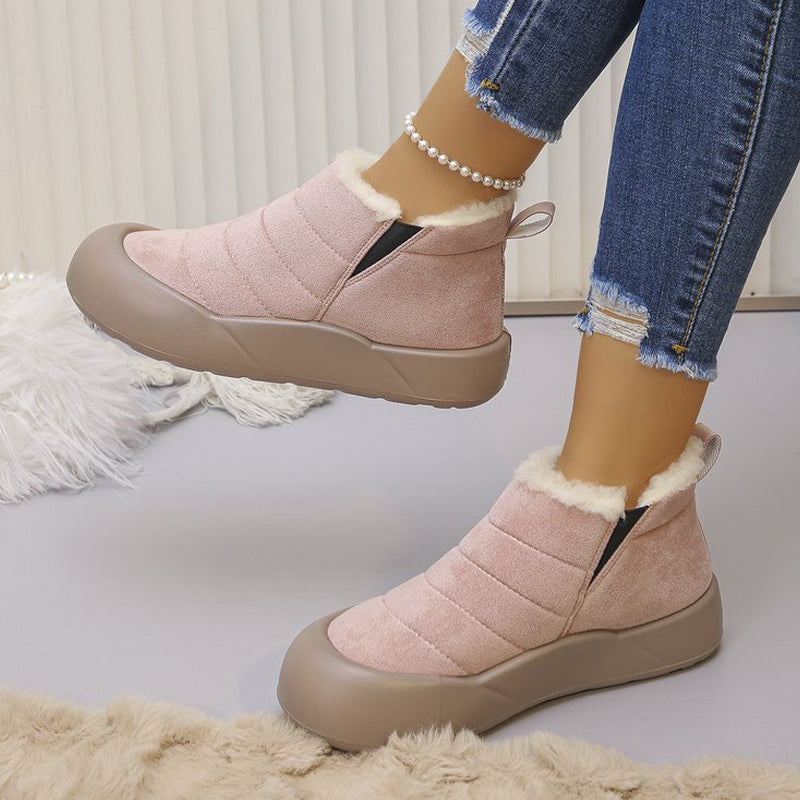 💜 LETZTER TAG DER AKTION – 50 % RABATT 💜Wasserdichte Winterstiefel aus Baumwolle mit weicher Sohle