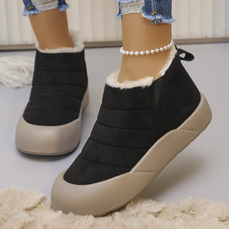 💜 LETZTER TAG DER AKTION – 50 % RABATT 💜Wasserdichte Winterstiefel aus Baumwolle mit weicher Sohle