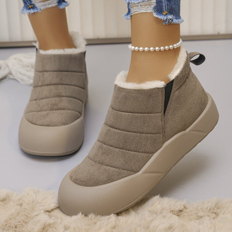 💜 LETZTER TAG DER AKTION – 50 % RABATT 💜Wasserdichte Winterstiefel aus Baumwolle mit weicher Sohle