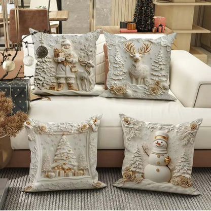 🔥Solange der Vorrat reicht 50 % Rabatt!🎉Elegante Weihnachts-Dekokissenbezüge