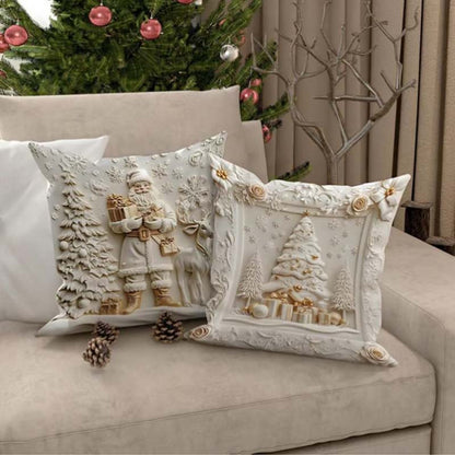 🔥Solange der Vorrat reicht 50 % Rabatt!🎉Elegante Weihnachts-Dekokissenbezüge