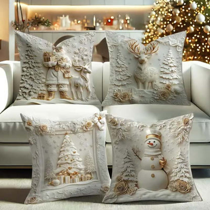🔥Solange der Vorrat reicht 50 % Rabatt!🎉Elegante Weihnachts-Dekokissenbezüge