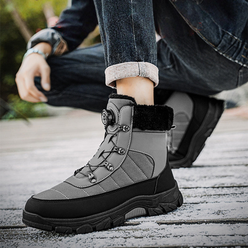 💜 LETZTER TAG DER AKTION – 50 % RABATT 💜Bequeme Herrenstiefel mit weichem Kunstfellfutter
