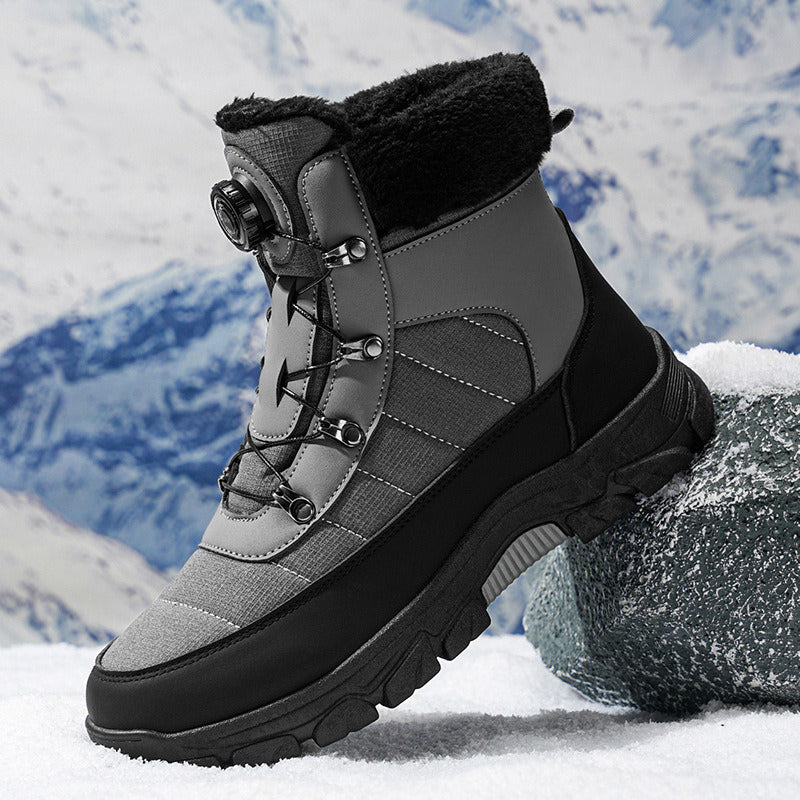 💜 LETZTER TAG DER AKTION – 50 % RABATT 💜Bequeme Herrenstiefel mit weichem Kunstfellfutter