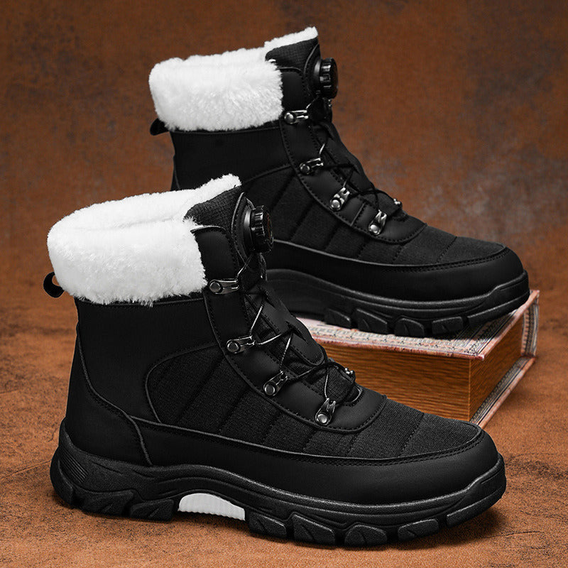 💜 LETZTER TAG DER AKTION – 50 % RABATT 💜Bequeme Herrenstiefel mit weichem Kunstfellfutter