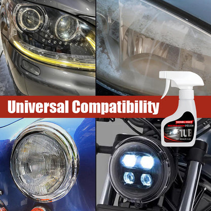 🔥Begrenztes Angebot - 180ml Professioneller Autoscheinwerfer-Restaurator mit Schwamm (50% RABATT)