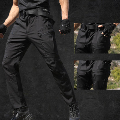 🔥Kostenloser Versand 👖 Slim-Fit Cargohose Herren, einfarbig – Perfekt für Frühling & Herbst!