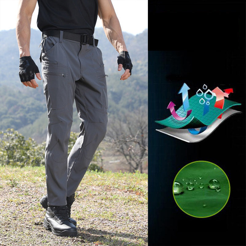 🔥Kostenloser Versand 👖 Slim-Fit Cargohose Herren, einfarbig – Perfekt für Frühling & Herbst!
