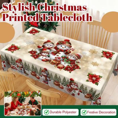 🔥Solange der Vorrat reicht 46 % Rabatt!🎉Stilvolle Tischdecke mit Weihnachtsmotiv