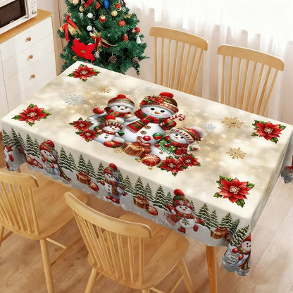 🔥Solange der Vorrat reicht 46 % Rabatt!🎉Stilvolle Tischdecke mit Weihnachtsmotiv