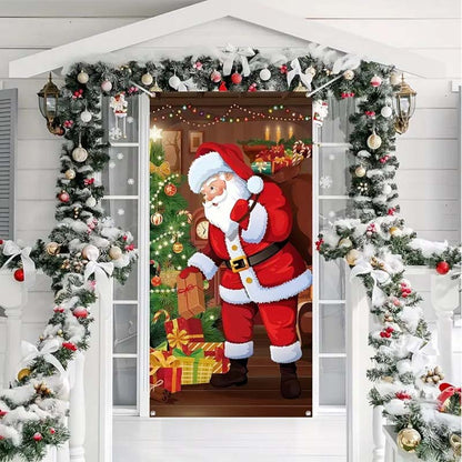 ⏰Weihnachts-Sonderverkauf 50 % Rabatt!!🎄Weihnachts-Türverkleidung für sofortige Weihnachtsdekoration