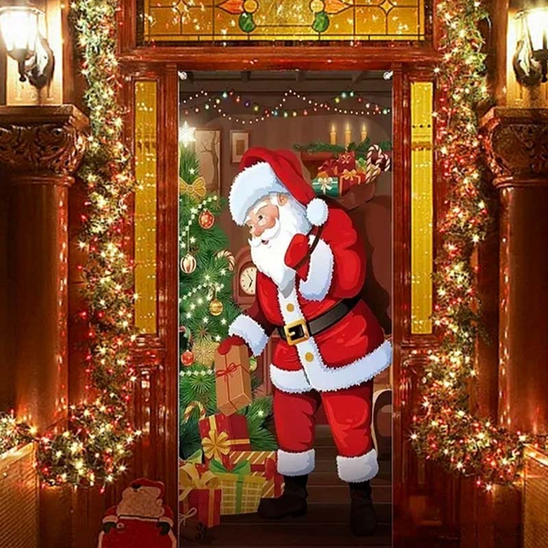 ⏰Weihnachts-Sonderverkauf 50 % Rabatt!!🎄Weihnachts-Türverkleidung für sofortige Weihnachtsdekoration