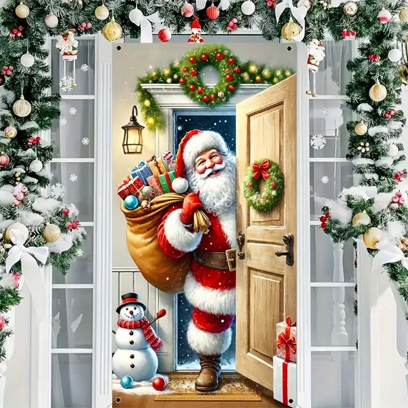 ⏰Weihnachts-Sonderverkauf 50 % Rabatt!!🎄Weihnachts-Türverkleidung für sofortige Weihnachtsdekoration