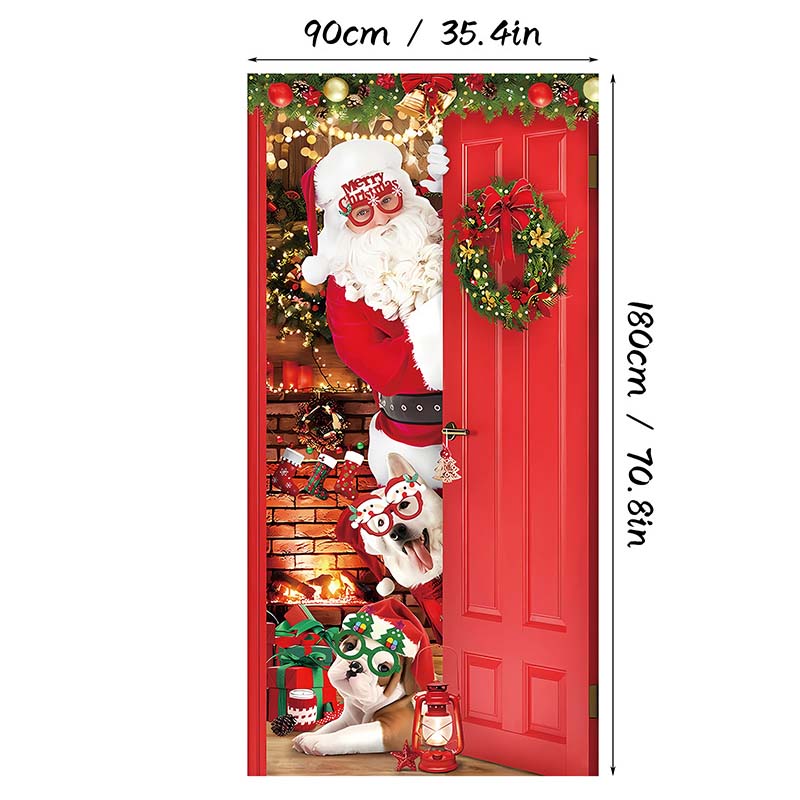 ⏰Weihnachts-Sonderverkauf 50 % Rabatt!!🎄Weihnachts-Türverkleidung für sofortige Weihnachtsdekoration
