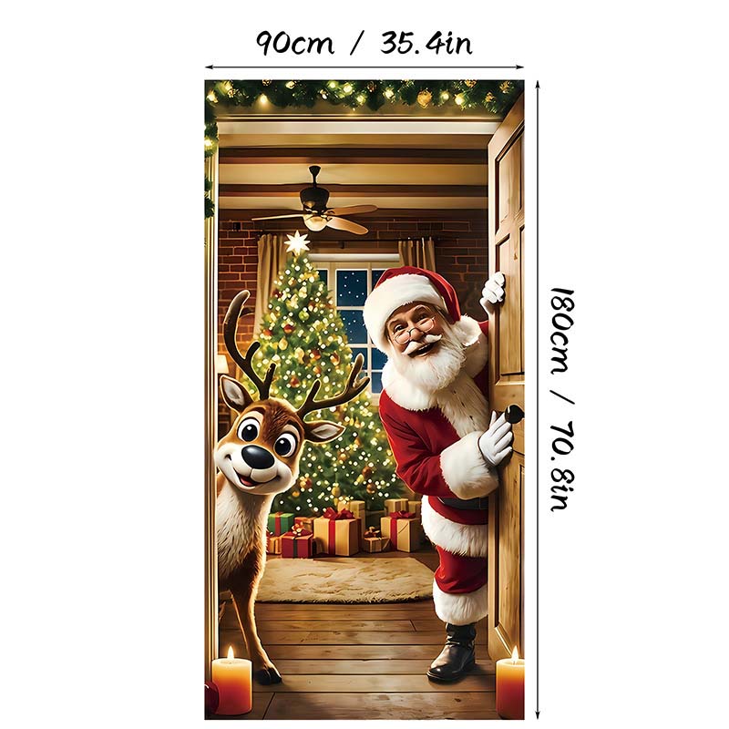 ⏰Weihnachts-Sonderverkauf 50 % Rabatt!!🎄Weihnachts-Türverkleidung für sofortige Weihnachtsdekoration