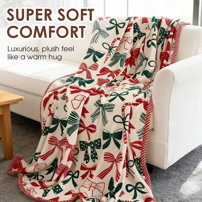 💜 LETZTER TAG DER AKTION – 50 % RABATT 💜Weihnachts-Flauschige Kuscheldecke