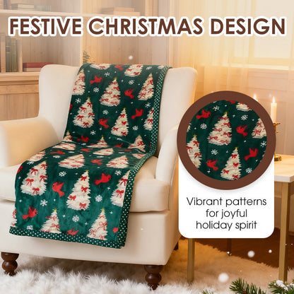 💜 LETZTER TAG DER AKTION – 50 % RABATT 💜Weihnachts-Flauschige Kuscheldecke
