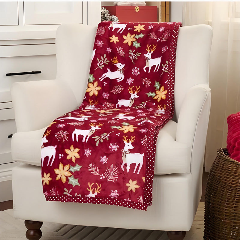 💜 LETZTER TAG DER AKTION – 50 % RABATT 💜Weihnachts-Flauschige Kuscheldecke